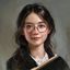 研究者林静雯头像，年轻女性学者形象，书卷气质